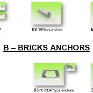 Bricks anchors