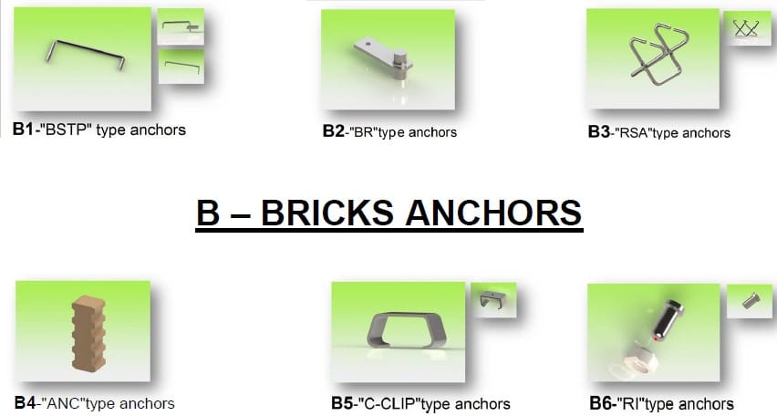 Bricks Anchors - Refractory Anchors | Anchors